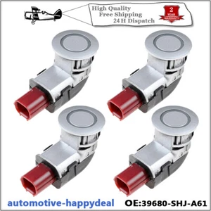 4X PDC Parking Sensor For Honda CR-V 2007-2012 Front & Rear 39680-SHJ-A61 Silver - Picture 1 of 6