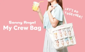 Sonny Angel My Crew Canvas Bag 59281 - Picture 1 of 3