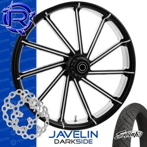 Rotation Javelin Darkside Custom Motorcycle Wheel Front Package Harley Bagger 26 - Bild 1 von 4