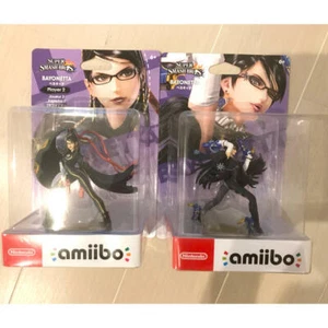 Amiibo Bayonetta Spieler 1 und Spieler 2 SET Super Smash Brothers Brandneu Switch - Bild 1 von 7