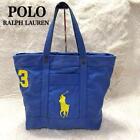 Polo Ralph Lauren Big Pony Tote Bag Mama Women Top Handle Shoulder Hand Bag Orig