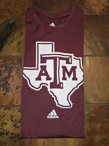 Texas A&M Aggies T Shirt Men's Large NCAA adidas Youth 14/16 - Picture 1 of 3