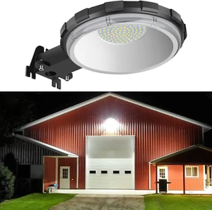 LED Barn Light, Dusk to Dawn Outdoor Lighting with 100W 10000LM 5000K Daylight, - Picture 1 of 9