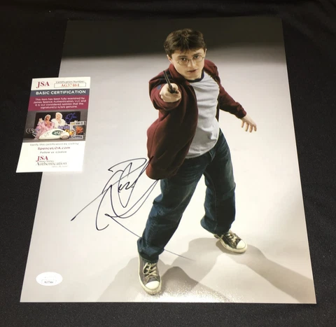 Daniel Radcliffe signed 11x14 photo Harry Potter poster JSA Cover