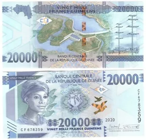 Guinea - 20000 Francs 2020 UNC P. 50 Lemberg-Zp - Picture 1 of 1
