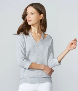 TOTALMENTE NUEVA Sudadera Sarah Gris Heather S/Pequeña Nueva con Etiquetas Ligera - Imagen 1 de 3