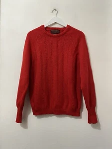 Coniston Woollen Mill Red Jumper Size 14 - Picture 1 of 5