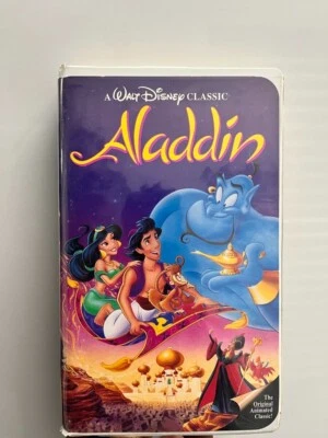 Charity: Rare Walt Disney's Aladdin (vhs 1992) Black Diamond Edition Collectors  - Image 1 of 4