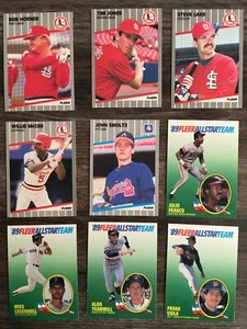 1989 Fleer #451-660 You Pick Complete You Set Errors, RC, HOF, All-Star Inserts - Picture 1 of 153