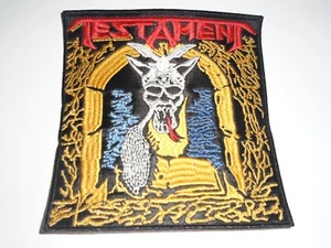 TESTAMENT LEGACY EMBROIDERED PATCH - Picture 1 of 1