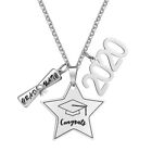 2020 Pedant Necklace Star Pendant Birthday Favors Stainless Steel Charm