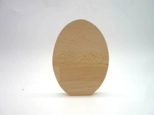 Ei Osterei aus Buchenholz zum Bemalen, Dekorieren Basteln mit Holz naturbelassen - Bild 1 von 5