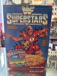Vintage 1991 WWF Superstars Cereal Unopened Legion Of Doom Hulk Hogan - Picture 1 of 12