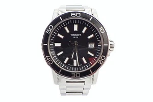 Tissot Super Sports Date Quartz Watch 44mm SS 10ATM Waterproof Used From Japan - Picture 1 of 10