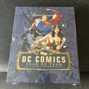 DC Comics Year by Year Visual Chronicle Hardcover HC HB Slipcase art NEW Sealed  - Picture 1 of 5