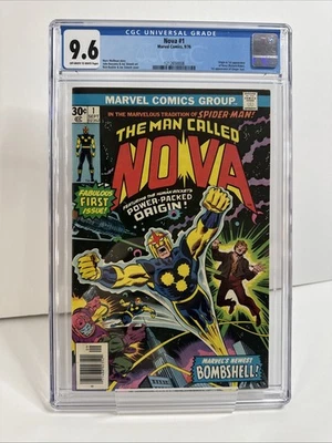 Nova 1 CGC 9.6 🔑 1ª aplicación Nova Richard Rider Foto 1 de 2