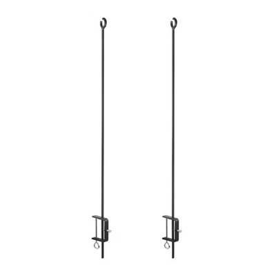 101 1008 O Hook String Lights Railing Pole Black - Image 1 of 3