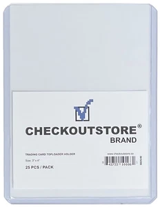 Protector de tarjeta protector superior transparente CheckOutStore (3 x 4 pulgadas) - Imagen 1 de 2