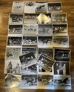 30 Vintage Harness Horse Racing Photos 70’s-80’s 8” X 10” - Picture 1 of 19