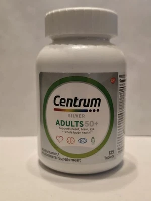 Centrum Silver Adultos 50+ Suplemento Multivitamínico 125 Tabs 07/2026 Foto 1 de 4