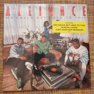 ALLIANCE - We Could Get Used To This / HIP HOP RAP LP SEALED HYPE STICKER - Picture 1 of 2