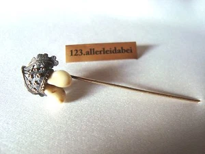 Jägerschmuck 585 Gold Grandln Jagd Tuchnadel Reversnadel Grandl Grandel / W 407 - Bild 1 von 3