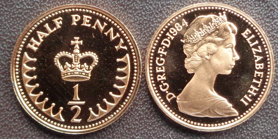 1971-1984 Elizabeth II Decimal 1/2p Half Pennies Proof - Choose Your Year - Image 1 of 1