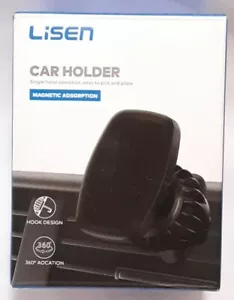 Montaje magnético para teléfono de coche Lisen Air Vent negro - Imagen 1 de 3