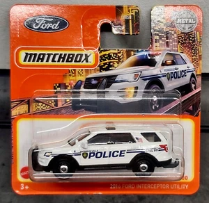 Matchbox - 2016 Ford Interceptor Utility - OVP - 2022 - weiß - Bild 1 von 1
