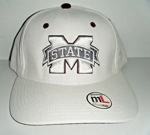 Mississippi State Bulldogs Authentic Logo Stretch Fit SIZE M/L NWT Authenic Cap - Picture 1 of 4