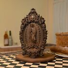 Virgin Mary Of Guadalupe Statue Wood Carving Catholic Saint Image Home Decor