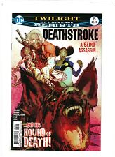 Deathstroke #15 NM- 9.2 DC Rebirth 2017 Bill Sienkiewicz Cover, Larry Hama