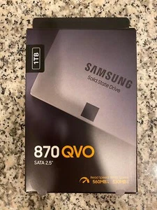 Samsung 870 QVO 1TB SATA III 2.5" Internal SSD MZ-77Q1T0B/AM New - Picture 1 of 1