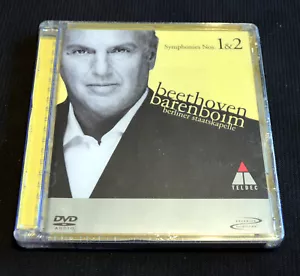 DVD AUDIO - BEETHOVEN Symphony 1, 2 - Barenboim Berliner Staatskapelle - NEW OVP - Bild 1 von 2