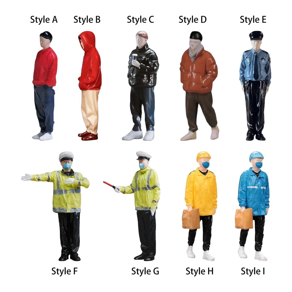 Resina 1:32 Persone Figura Accessorio per casa delle bambole in miniatura - Immagine 1 di 1