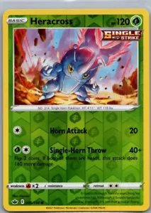2021 Sword & Shield - Chilling Reign Heracross Base/Comune #6 - Foto 1 di 2