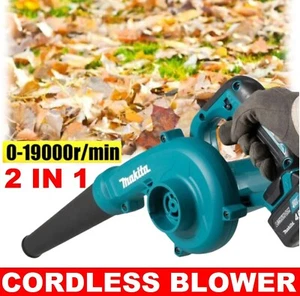 Portable Cordless Leaf Blower Compact Handheld Vacuum Dust Cleaner With Battery - Picture 1 of 11