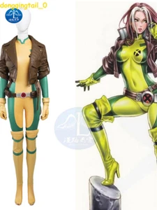 Costume cosplay film X-Men Rogue Anna Marie abiti festa di Halloween body - Foto 1 di 19