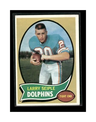 1970 Topps Football Card #94 Larry Seiple RC - EX DOLPHINS - Image 1 of 2