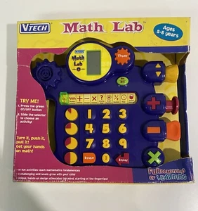 NEW Vtech Electronics Math Lab Learning Quiz Brain Handheld Game NIB - Picture 1 of 12