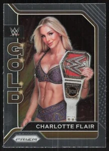 Charlotte Flair 2022 Panini Prizm WWE # 18 WWE Gold SmackDown - Picture 1 of 2