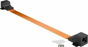 RJ45 LAN Ethernet Fenster Durchführung Flachbandkabel Modular Kupplung 0,30 m  - Bild 1 von 1