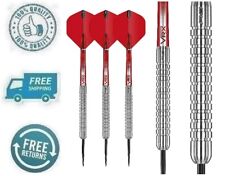New Red Dragon Hell Fire 80% Tungsten Steel Darts with Flights and Stems 3pc Set