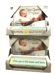 Enkel Kinder Kids Baby Bilderrahmen Deko mit 4 Zitaten 4x6 (2 Rahmen) - Bild 1 von 5