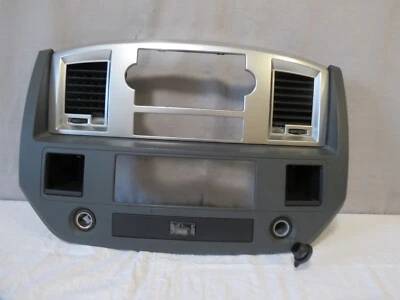 ✅ 06 07 08 Dodge RAM Media Radio AC Climate Control Panel Dash Bezel 5KE80DX9AD - Image 1 of 4