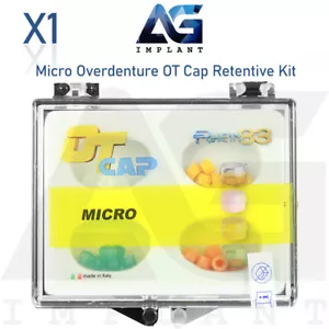 Micro Overdenture Ball Attachment OT Silicone Caps Kit Dental Fixture Rhein83 - Picture 1 of 6
