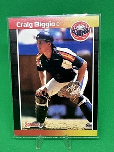 Craig Biggio 1989 Donruss #561 novato de los Astros de Houston - Imagen 1 de 2