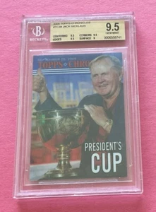 JACK NICKLAUS ~ BGS 9.5 ~ 2005 TOPPS CHRONICLES #TC39 ~ PRESIDENT’S CUP ~ US GOLF - Bild 1 von 3