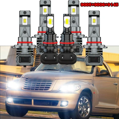 Faros LED altos/bajos + bombillas antiniebla para Chrysler PT Cruiser 2007 2008 2009 2010 Foto 1 de 4