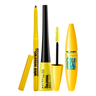 Maybelline New York The Colossal Combo - Mascara + Bold Liner + Kajal (3 pcs) - Image 1 of 4